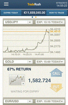 TradeRush Mobile App