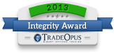 TradeOpus Integrity Award 2013