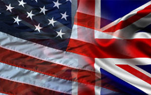 Britain USA flag